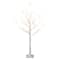 4ft. Pre-Lit White Artificial Twig Christmas Tree, White Lights